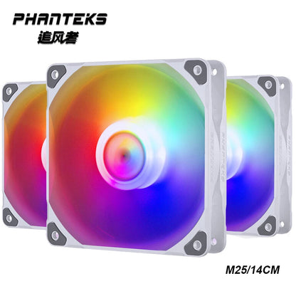 Phanteks M25 140 Case Fan Desktop Cooling Fans FDB Hydraulic Bearing 4Pin PWM Temperature Control 2000Rpm Air Volume Type
