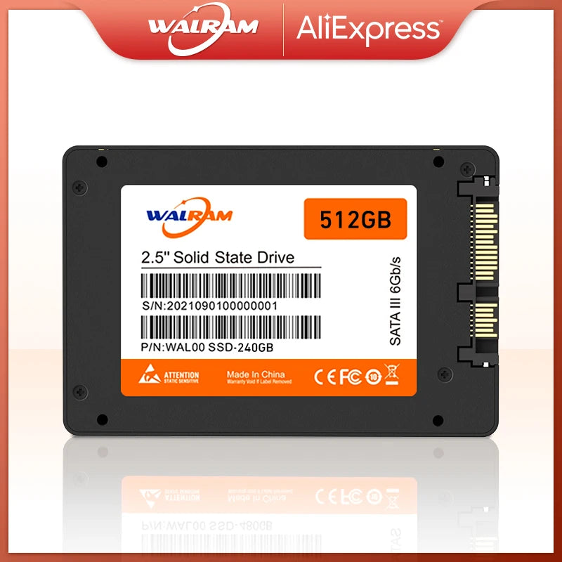 SSD 1Tb 120Gb Hard Drive Disk 512Gb 500Gb 256Gb 480Gb 2Tb HDD 2.5'' SSD SATA Disk Internal Solid State Drive for Laptop