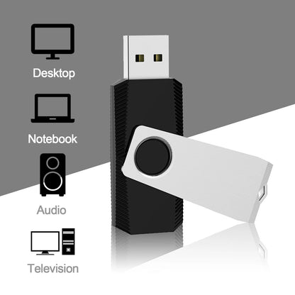 16GB USB 2.0 Flash Drive 10 Pack with 360° Protective Cap