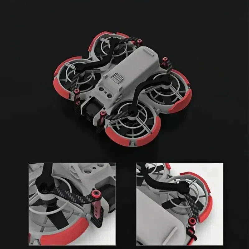 Real Carbon Fiber for  Neo Full Protection Lightweight Anti-Fall Drone Guard Armor Protective Armor Kit Drone Accessories