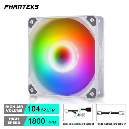 Phanteks M25 140 Case Fan Desktop Cooling Fans FDB Hydraulic Bearing 4Pin PWM Temperature Control 2000Rpm Air Volume Type