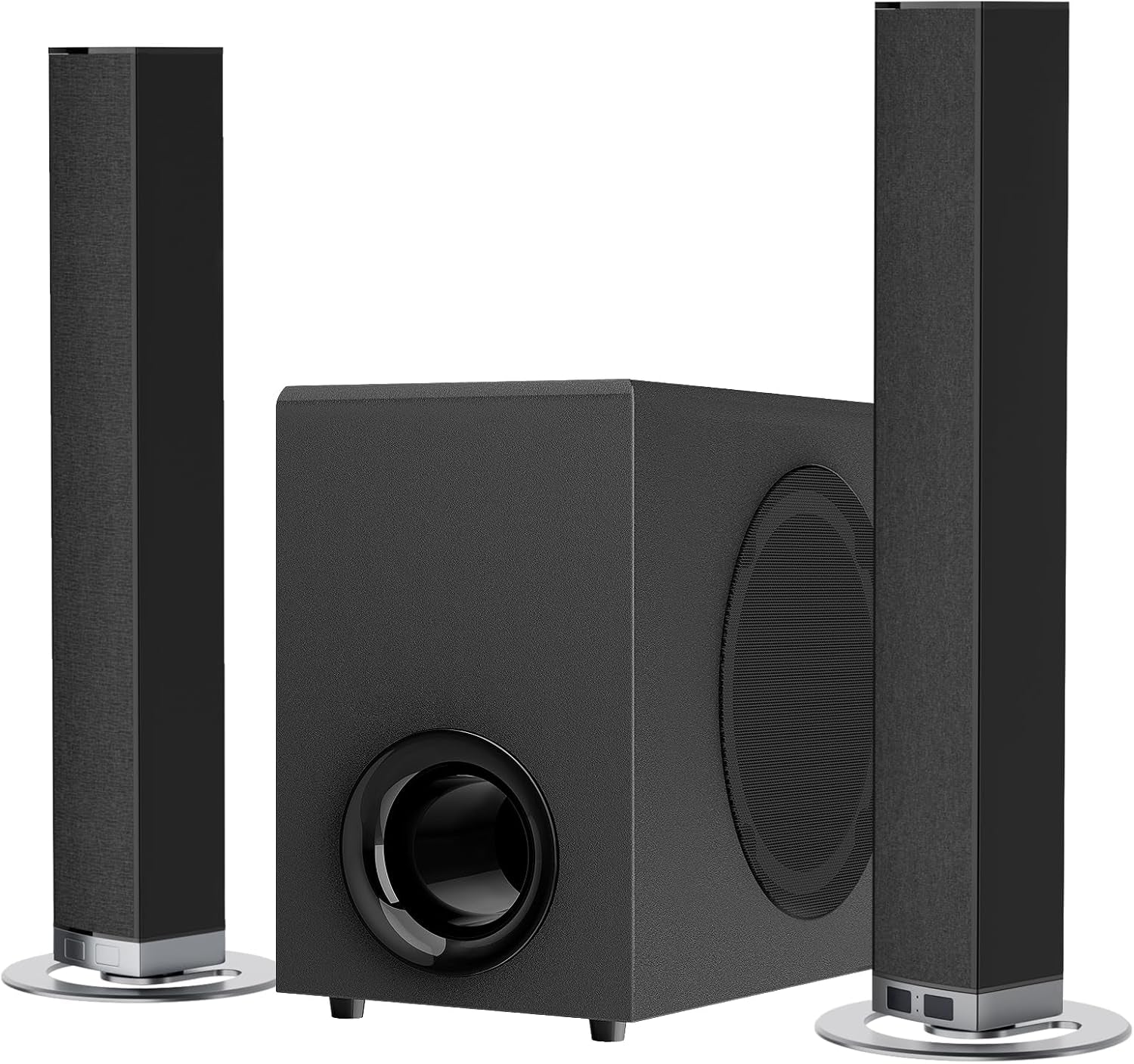 Sound Bar with Subwoofer,120W Soundbar for Smart TV Surround Sound Home Theater System Bluetooth 5.3 Audio Compatible with ARC, AUX, Optical