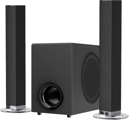 Sound Bar with Subwoofer,120W Soundbar for Smart TV Surround Sound Home Theater System Bluetooth 5.3 Audio Compatible with ARC, AUX, Optical