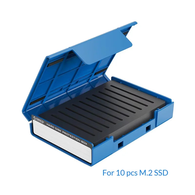 2.5 3.5' Portable Hard Disk Protection Case Hard Drive External Storage Case with Waterproof and Shockproof Hard Drive Box