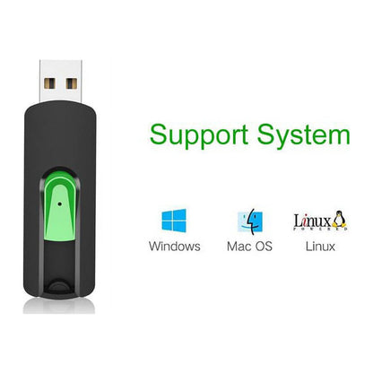 2 Pack 128 GB USB Flash Drive  Memory Stick Retractable for Laptop Data Storage Backup