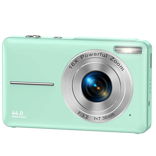 1080P Digital Camera 16X Digital Zoom Compact Point and Shoot Camera Portable Small Camera Starter Camera with 32GB Card for Teens Students Boys Girls Seniors(Green)