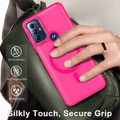for Motorola Moto G Play 2023 Phone Case / Motorola Moto G Pure Phone Case Camera Guard Wireless Charging Magsafe/Qi Magnetic Car Mount Moto G Play 23 Case / Moto G Pure Case