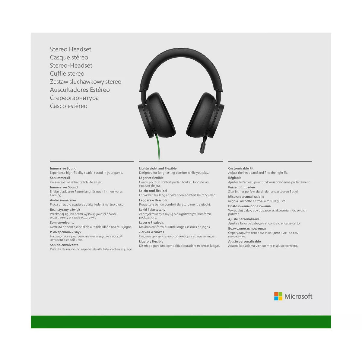 XBOX Stereo Headset for XBOX Series X|S, XBOX One, and Windows Devices