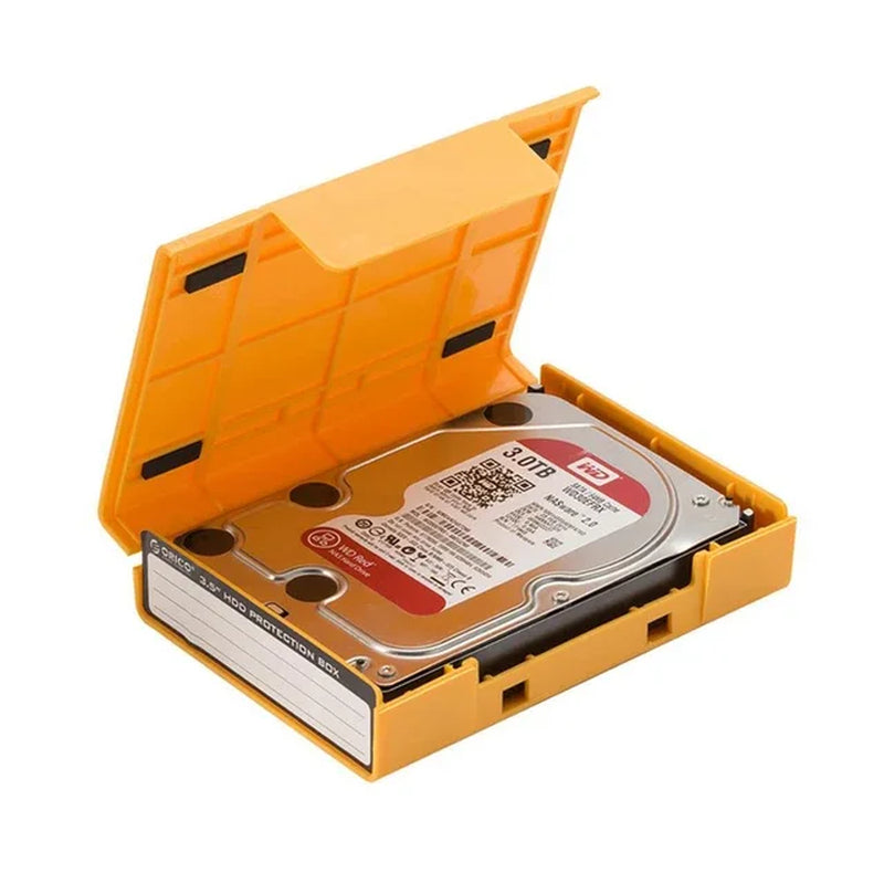 2.5 3.5' Portable Hard Disk Protection Case Hard Drive External Storage Case with Waterproof and Shockproof Hard Drive Box