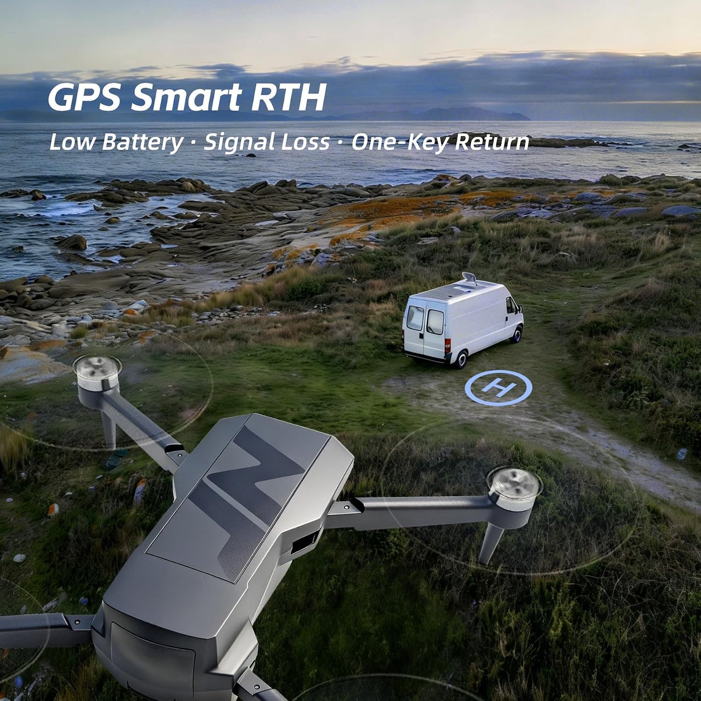 3-Axis Gimbal GPS Drone with 4K Camera, 90 Min Long Flight Time,3280 FT Long Control Range, Auto Return, Follow Me, Brushless Motor, 5G FPV RC Quadcopter for Beginners(Under 249G)