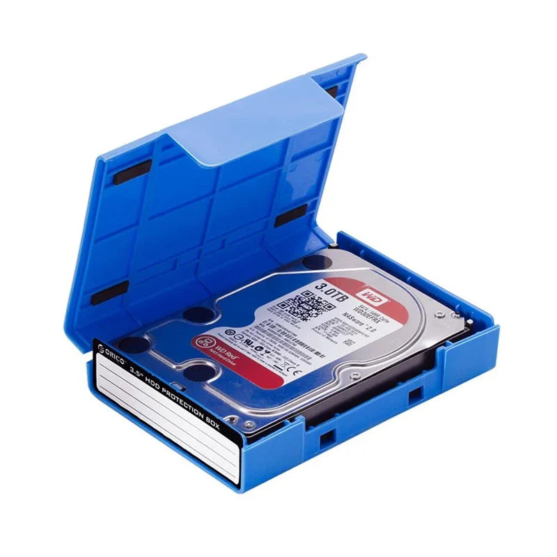 2.5 3.5' Portable Hard Disk Protection Case Hard Drive External Storage Case with Waterproof and Shockproof Hard Drive Box