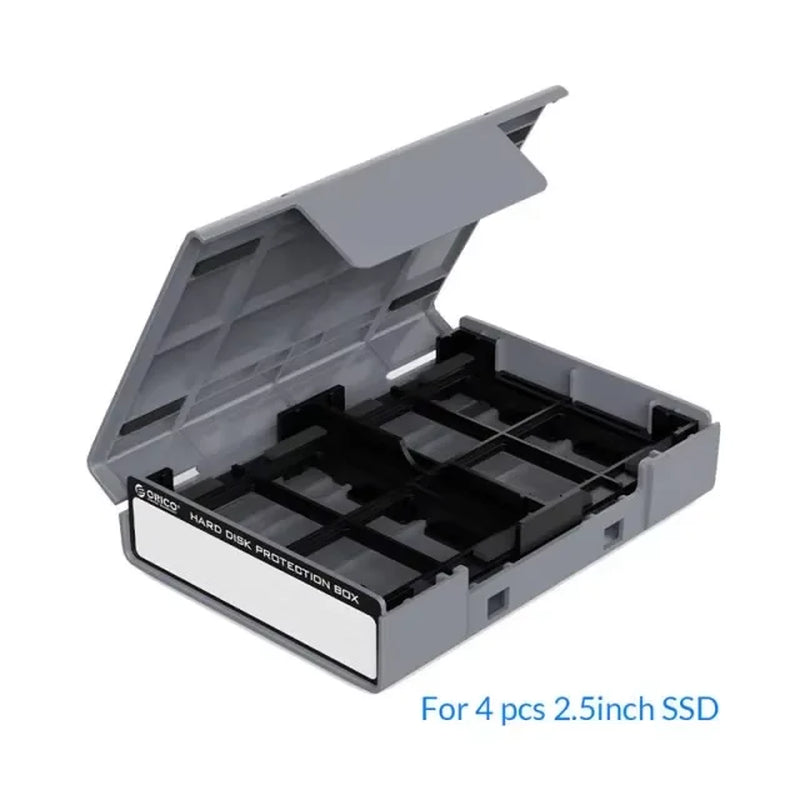 2.5 3.5' Portable Hard Disk Protection Case Hard Drive External Storage Case with Waterproof and Shockproof Hard Drive Box