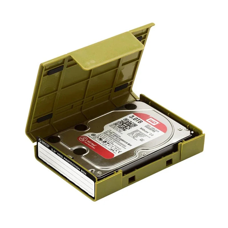 2.5 3.5' Portable Hard Disk Protection Case Hard Drive External Storage Case with Waterproof and Shockproof Hard Drive Box